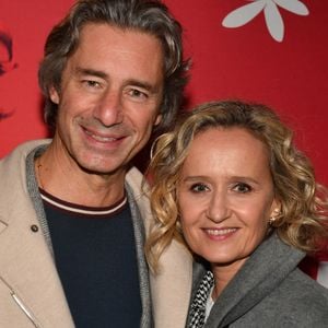 Laurent Solly (président de Facebook France) et sa femme Caroline Roux au concert de M.Galanter au théâtre Music-Hall Show l'Alhambra à Paris, France, le 23 novembre 2023. © Veeren/Bestimage