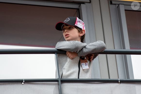 Raphaël Elmaleh (fils de Gad Elmaleh et Charlotte Casiraghi) vu lors du championnat ABB FormulaE à Monaco, le 06 mai 2023. Photo par Laurent Coust/ABACAPRESS.COM