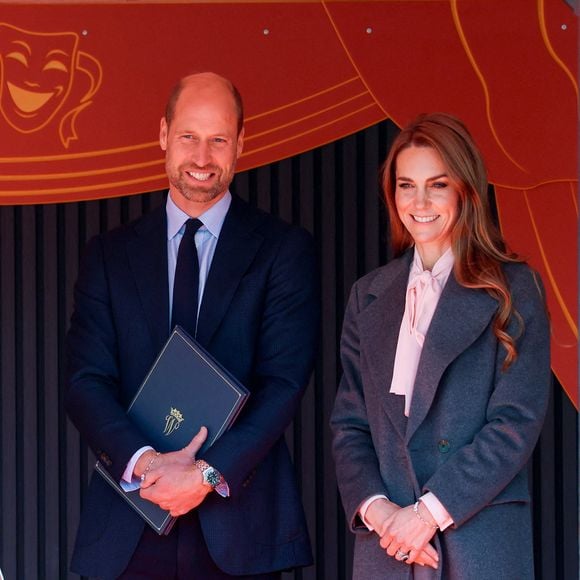 Le prince William et Kate Middleton visitent l'école primaire de Churchtown au Royaume-Uni, le 23 septembre 2025.

Photo : by Phil Noble / WPA-Pool