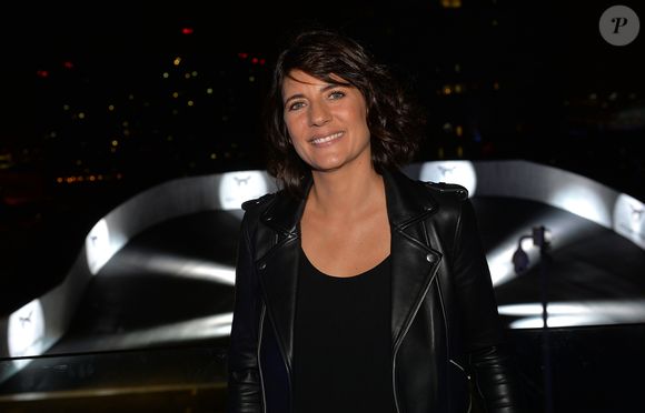 Exclusif - Estelle Denis - Cupra France inaugure son circuit automobile éphémère "The roof of driving experience" sur les toits de Paris le 25 septembre 2019. © Christophe Clovis - Veeren Ramsamy / Bestimage