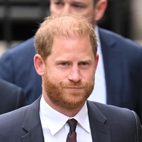 Le prince Harry, duc de Sussex au 2ème jour de son appel de la décision de la Haute Cour sur la question de savoir s'il a droit à des gardes du corps armés payés par le contribuable, le 9 avril 2025. Photo par Backgrid UK/ Bestimage