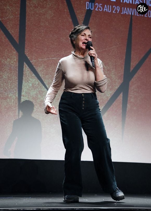Catherine Ringer (membre du jury) - Soirée de clôture de la 30ème édition du festival international du film fantastique de Gerardmer le 29 janvier 2023. © Denis Guignebourg / Bestimage