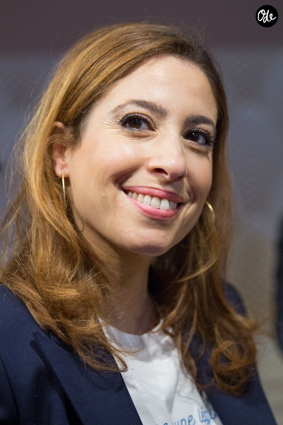 Lea Salame dévoile sa statue de cire au musée Grévin le 14 février 2019 à Paris, en France. Photo : Nasser Berzane/ABACAPRESS.COM
