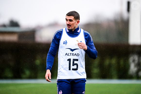Thomas RAMOS de France lors d'une séance d'entraînement et d'une conférence de presse de l'équipe nationale française avant le Tournoi des Six Nations au Centre national de rugby le 27 janvier 2026 à Marcoussis, France. Photo par Sandra Ruhaut/Icon Sport/ABACAPRESS.COM
