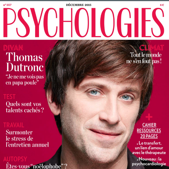 "Psychologies Magazine", Thomas Dutronc, 24 novembre 2015.