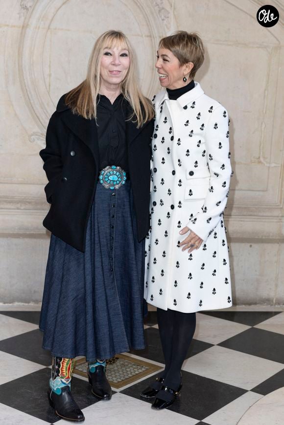 Victoire de Castellane et Mathilde Favier au photocall du défilé Christian Dior "Collection Haute Couture Printemps/Eté 2025" au Musée Rodin, lors de la Fashion Week de Paris (PFW), le 27 janvier 2025.
© Olivier Borde/Bestimage