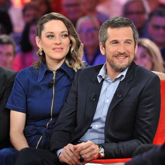 Exclusif - Marion Cotillard, Guillaume Canet - Enregistrement de l'émission "Vivement Dimanche prochain" présentée par M.Drucker et diffusée le 5 mai sur France 2. Le 29 avril 2019 © Guillaume Gaffiot / Bestimage