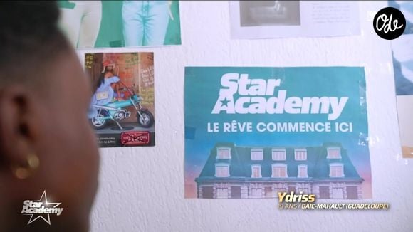 Ydriss fait partie de la nouvelle promotion de la "Star Academy". Capture d'écran TF1