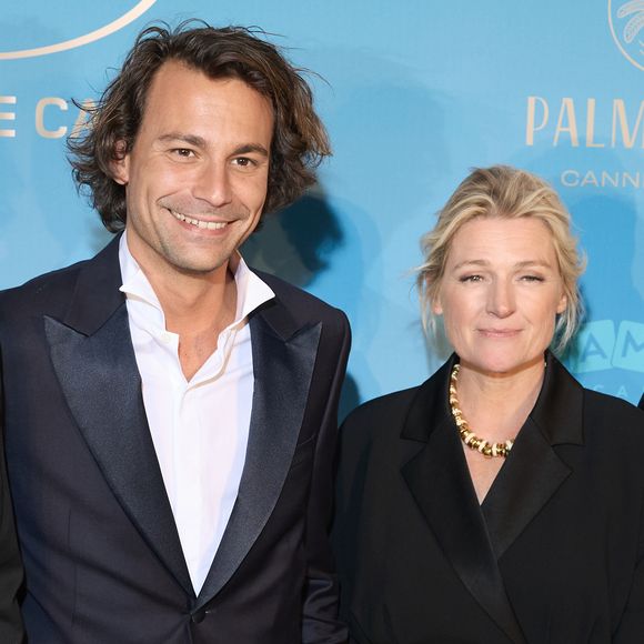 Bertrand Chameroy, Anne-Elisabeth Lemoine - Photocall du dîner d'ouverture du 77ème Festival International du Film de Cannes, au Carlton. Le 14 mai 2024
© Borde-Jacovides-Moreau / Bestimage