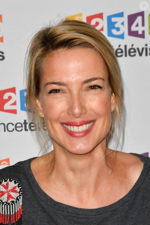 Sidonie Bonnec lors du photocall de la présentation de la nouvelle dynamique 2017-2018 de France Télévisions. Paris, le 5 juillet 2017.
© Guirec Coadic/Bestimage