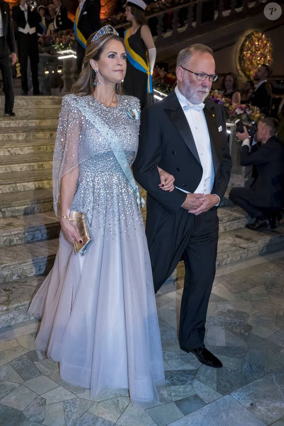 Fred Ramsdell, Princesse Madeleine (La princesse Madeleine de Suède), Le banquet du prix Nobel 2025 à l'hôtel de ville de Stockholm, en Suède, 10 décembre 2025.

Photo : Dana Press / Bestimage