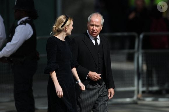 Les membres de la famille royale arrivent aux funérailles de Katharine, duchesse de Kent, qui ont eu lieu à la cathédrale de Westminster à la cathédrale de Westminster à Londres le 16 septembre 2025. © Parsons Media/ABACA