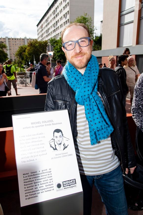 Comédien, célèbre "fils de", et... marié ! 

Exclusif - Marius Colucci - La ville de Montrouge rend hommage à Coluche lors de l'inauguration d'une plaque à l'adresse ou il a grandi, au 5 avenue Emile Boutroux juste derrière la place Emile Cresp, Montrouge le 19 juin 2019.  La sculpture de sa salopette qui a été inaugurée en 2011 fait peau neuve puisque son sculpteur l’a rénové. © Pierre Perusseau/Bestimage