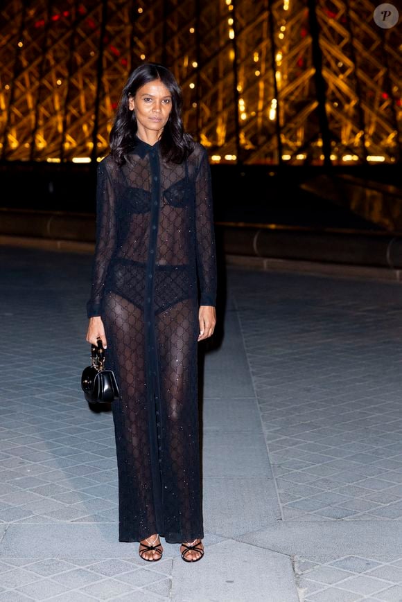 Liya Kebede - Photo Call du « Le Grand Diner du Louvre « lors de la Fashion Week  à Paris le 5 mars 2025. © Olivier Borde /Bestimage