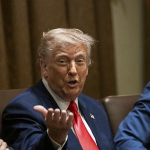 Donald Trump le 10 avril 2025 à Washington © Molly Roberts/White House/Planet Pix via ZUMA Press Wire