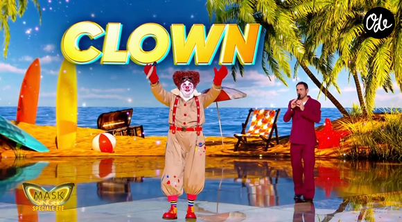 Le Clown dans mask Singer 9 - capture d'écran TF1