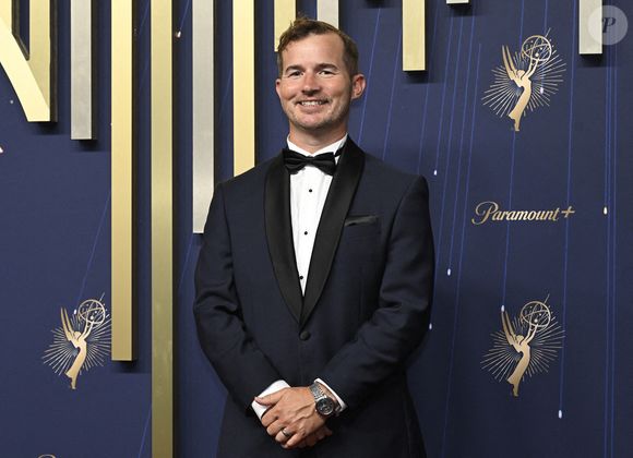 Daniel O'Brien arrive à la 77e cérémonie annuelle des Primetime Emmy Awards au Peacock Theater à Los Angeles le dimanche 14 septembre 2025. Photo by John McCoy/UPI/ABACAPRESS.COM