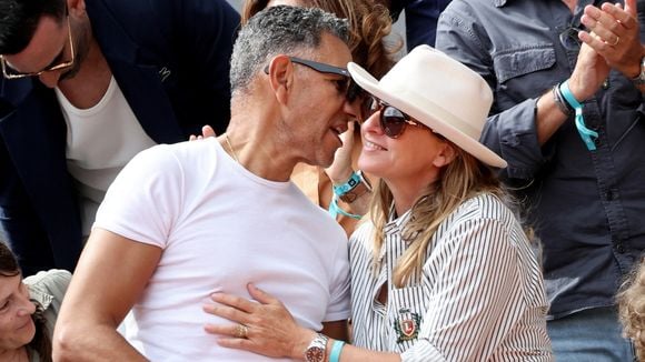 Sarah Poniatowski et Roschdy Zem, Nolwenn Leroy et Arnaud Clément.... tous les couples de Roland-Garros 2025, les plus belles photos