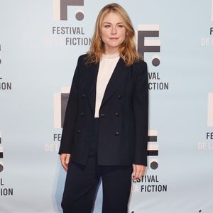 Emilie Dequenne participe à la soirée d'ouverture du premier jour de la 21ème Festival de la Fiction de La Rochelle, France, le 11 septembre 2019. © Patrick Bernard/Bestimage