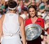 La princesse a remis le trophée à la gagnante du tournoi de tennis

Kate Middleton, princesse de Galles, remet le trophée à la gagnante de la finale du simple dames, lors de la treizième journée du tournoi de Wimbledon 2026, à l'All England Lawn Tennis and Croquet Club, à Londres, au Royaume-Uni, le 11 juillet 2026. Photo de Stephen Lock/I-Images/ABACAPRESS.COM