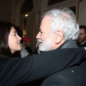 Cristiana Reali et Francis Huster avec, au milieu, leur fille Elisa- Cocktail au Théâtre du Gymnase à la suite de la Première soirée de la Pièce " En thérapie ". Paris, France, le 17 Janvier 2026.

© Bertrand Rindoff / Bestimage