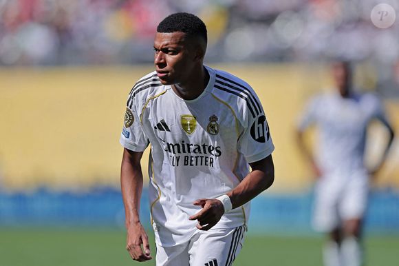 MetLife Stadium Kylian Mbappé du Real Madrid, lors du match entre le PSG et le Real Madrid, pour la demi-finale de la Coupe du Monde des Clubs de la FIFA 2025, au MetLife Stadium ce mercredi 09. (Heuler Andrey / SPP)