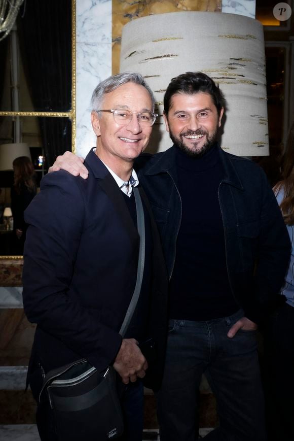 Laurent Petitguillaume, Christophe Beaugrand - Hélène in Paris présente son nouvel album à l'Hôtel de Crillon, A Rosewood Hotel à Paris le 4 février 2025.

© Jack Tribeca / Bestimage