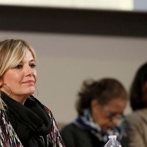 Flavie Flament - F. Flament et B. Magimel, marraine et parrain de la 162ème vente des vins des hospices de Beaune le 20 novembre 2022.  © Pascal Fayolle/Bestimage