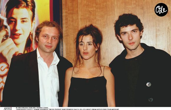 Jean-Philippe Ecoffey, Romane Bohringer, Melvil Poupaud - Avant-première du film "Le ciel est à nous" à Paris