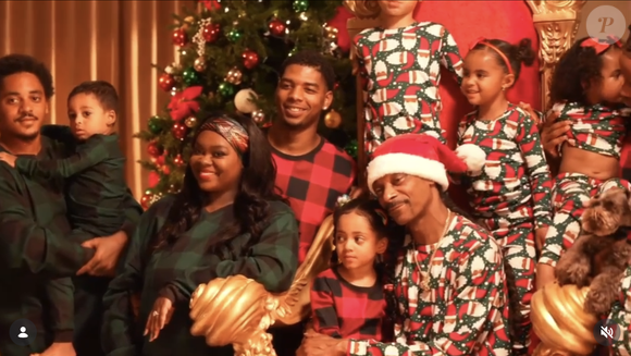 Snoop Dog avec sa famille. Instagram