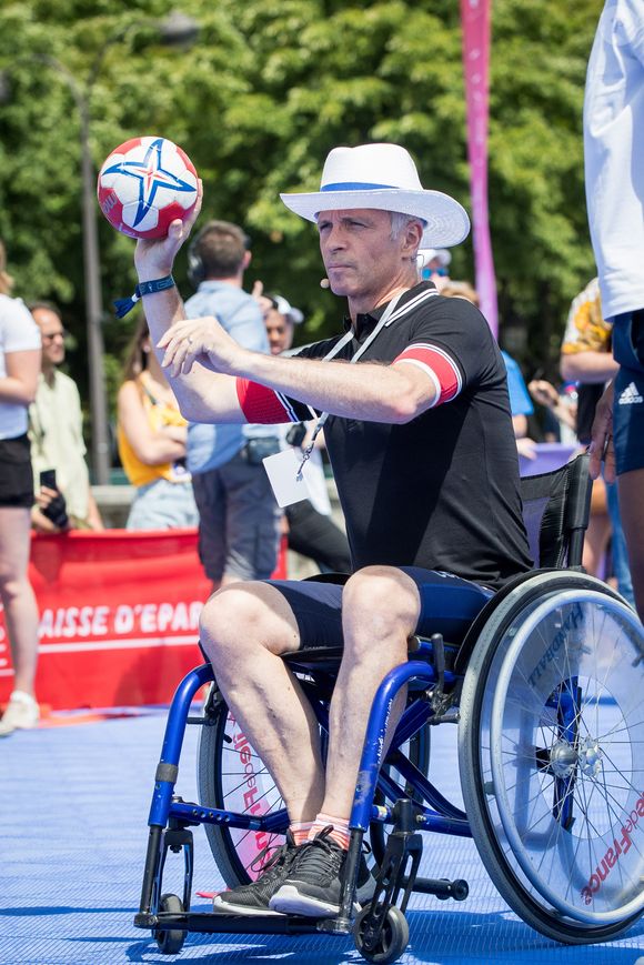 Samuel Etienne - Journée Paris 2024 sur la place de La Concorde à Paris le 23 juin 2019.  © Cyril Moreau/Bestimage