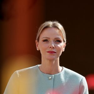 La princesse Charlène de Monaco lors de l'accueil du couple présidentiel français par le couple princier de Monaco au palais princier le 7 juin 2025

© Dominique Jacovides / Bestimage