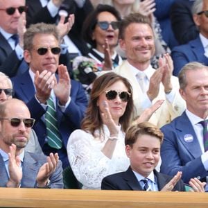 Le prince William et le prince George à Wimbledon, le 12 juillet 2026.

© Mirrorpix / Bestimage
