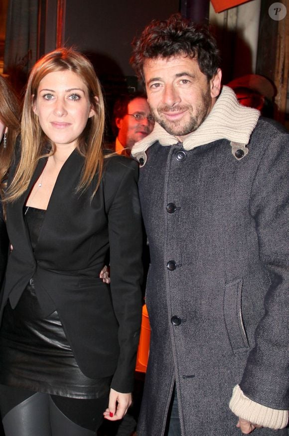 Amanda Sthers et Patrick Bruel - Exclusif - Prix Special - Amanda Sthers recoit la medaille des Arts et des Lettres au restaurant BBB entouree de ses plus proches amis et de sa famille a Paris le 31 Janvier 2013.