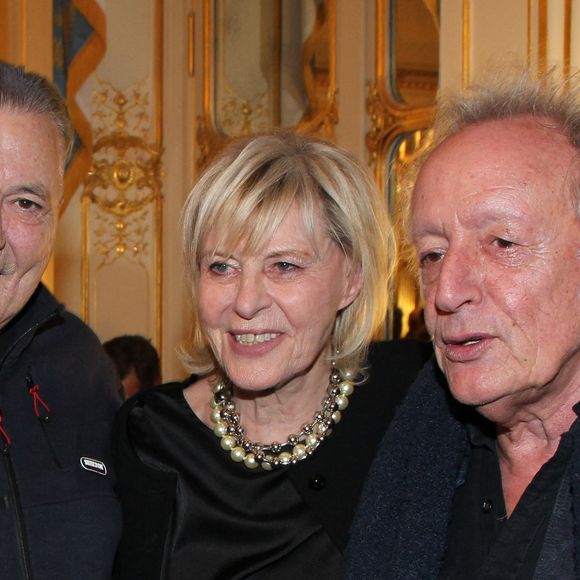 Jean-Marie Bigard, Chantal Ladesou, Didier Barbelivien - Rachida Dati remet à Chantal Ladesou les insignes de Chevalier de la Légion d'Honneur au ministère de la Culture à Paris le 2 février 2026.

© Philippe Baldini / Bestimage