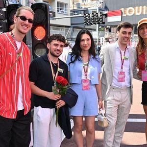 Paul Mirabel, Marie Ducruet, Louis Ducruet et Laury Thilleman dans les paddocks du Formula 1 Louis Vuitton Grand Prix de Monaco 2026, à Monte-Carlo, Monaco, le 7 juin, 2026. © Bruno Bebert/Bestimage