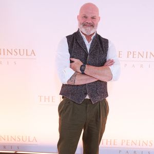 Philippe Etchebest assiste à un photocall pour le Gala d'Hiver du Peninsula Paris, avec un cocktail dînatoire orchestré par le Chef Exécutif David Bizet et la Chef Pâtissière Anne Coruble à l'hôtel Peninsula à Paris, France, le 27 novembre 2025. Photo by David Boyer/ABACAPRESS.COM