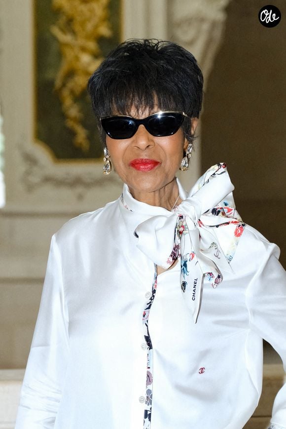 Euzhan Palcy au premier défilé Chanel "Collection Haute Couture Automne/Hiver 2026-2027" lors de la Fashion Week de Paris, le 7 juillet 2026

© Pauline Mourey / Bestimage