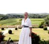 Les cuvées comme le “Château de Cayx”, “La Cigaralle” et le “Rosé du Prince” sont proposées à la vente.

Rendez-vous avec la reine Margrethe II de Danemark dans son château de Cayx, près de Cahors le 16 août 2018. 
© Patrick Bernard / Bestimage