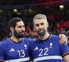 Le frère de Nikola Karabatic vient d’annoncer sa décision d’arrêter l’équipe de France de handball

Nikola Karabatic (France) et Luka Karabatic lors des JO de Paris 2024 au Stade Pierre Mauroy de Lille, France, le 7 août 2024. © Laurent Sanson/Panoramic/Bestimage
