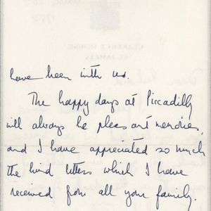 La souveraine précisait en 1986 qu'elle ne pourrait être ouverte qu'en 2085

Une photo datant du 29 octobre 2024 d'une lettre de la reine Élisabeth évoquant la mort de son père est mise aux enchères. Le 3 décembre 2024, à Boston, États-Unis. Photo by RR Auction/SWNS/ABACAPRESS.COM