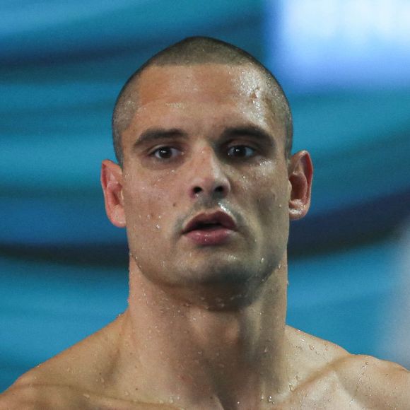 Florent Manaudou de France série (9) 100 m nage libre Hommes lors des championnats du monde de natation à Budapest, Hongrie, le 23 juin 2022. © Laurent Lairys/Panoramic/Bestimage