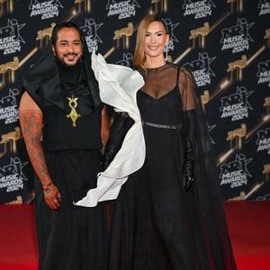 Slimane et Vitaa - Photocall de la 26ème édition des NRJ Music Awards au palais des festivals de Cannes, le 1er novembre 2024. © Bebert / Guignebourg / Bestimage