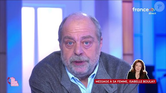 Ému, il lui a adressé une tendre déclaration, affirmant qu’elle lui avait donné le goût de la scène.

Eric Dupond-Moretti a adressé un tendre message à sa compagne, Isabelle Boulay.
