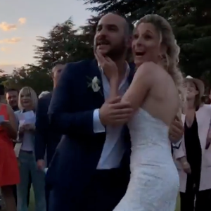 François-Xavier Demaison et Anaïs Tihay se sont mariés le 7 juin 2019 dans les Pyrénées-Orientales, unis à la mairie de Perpignan avant de célébrer leurs noces au château de Valmy à Argelès-sur-Mer. Image Instagram.