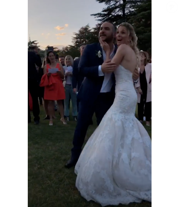 François-Xavier Demaison et Anaïs Tihay se sont mariés le 7 juin 2019 dans les Pyrénées-Orientales, unis à la mairie de Perpignan avant de célébrer leurs noces au château de Valmy à Argelès-sur-Mer. Image Instagram.