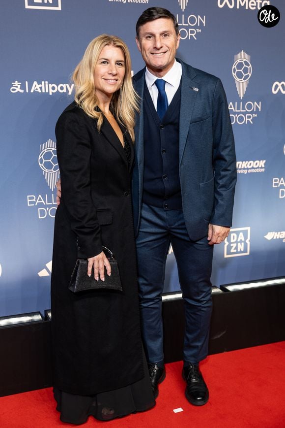 Javier Zanetti et sa femme Paula assistent à la 70e cérémonie du Ballon d’Or, organisée au Palladium Theatre de Londres, en Angleterre, le 26 octobre 2026.

© Cyril Moreau / Bestimage