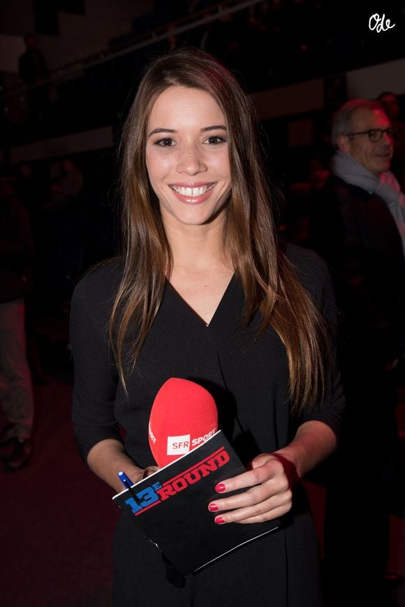 Émilie Broussouloux - Soirée boxe No Limit - Episode II dans l'enceinte du Palais des Sports de Levallois-Perret, France, le 14 décembre 2017. © Cyril Moreau/Bestimage