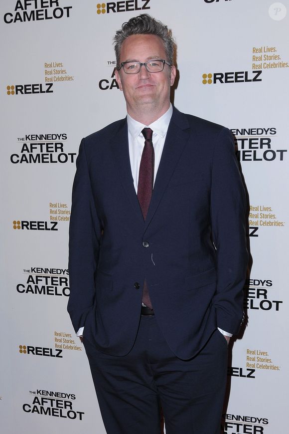 Matthew Perry à la première de The Kennedys - After Camelot au Paley Center For Media à Beverly Hills, le 15 mars 2017 © Birdie Thompson/AdMedia via Zuma/Bestimage