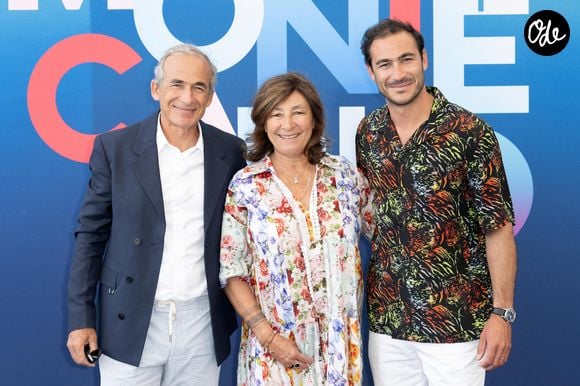 Olivier Kretz, Sandrine Kretz, et Valentin Kretz assistent au Photocall de L'Agence lors du 63ème Festival de Télévision de Monte-Carlo le 15 juin 2024 à Monte-Carlo, Monaco. Photo by David NIVIERE/ABACAPRESS.COM